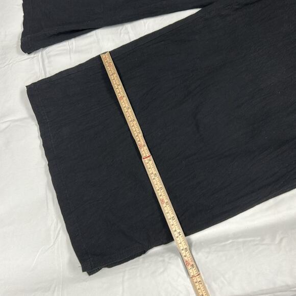 Women's Casual Linen Blend Wide-Leg Jumpsuit with Adjustable Straps Pockets  2XL - Picture 6 of 11